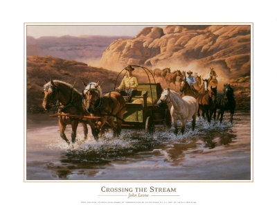 Crossing The Stream by John Leone Pricing Limited Edition Print image