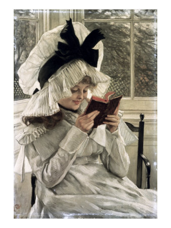 Reading A Book by James Tissot Pricing Limited Edition Print image