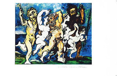 Silenus Dancing by Pablo Picasso Pricing Limited Edition Print image