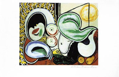 Reclining Nude With Sun by Pablo Picasso Pricing Limited Edition Print image