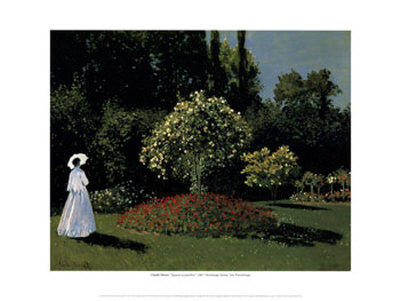 Woman In The Garden by Claude Monet Pricing Limited Edition Print image