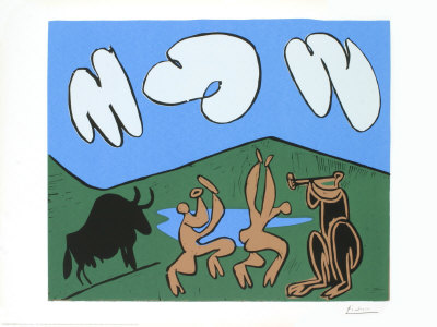 Bacchanalia With Bull by Pablo Picasso Pricing Limited Edition Print image