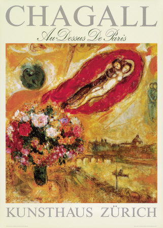 Au-Dessus De Paris by Marc Chagall Pricing Limited Edition Print image