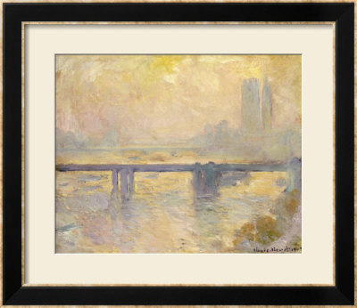 Charing Cross Bridge, 1903 by Claude Monet Pricing Limited Edition Print image