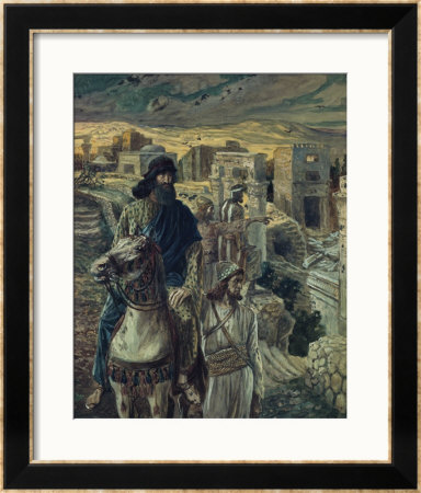 Nehemiah Looks On The Ruins Of Jerusalem by James Tissot Pricing Limited Edition Print image