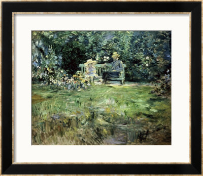 The Reading In The Garden by Berthe Morisot Pricing Limited Edition Print image