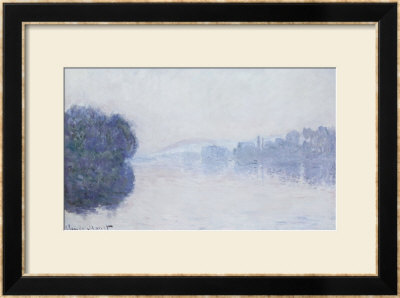 The Seine Near Vernon, As Seen In The Morning, Circa 1894 by Claude Monet Pricing Limited Edition Print image