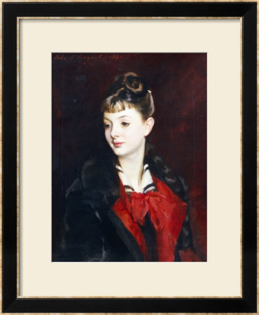 Portrait Of Madamoiselle Suzanne Poirson, 1884 by John Singer Sargent Pricing Limited Edition Print image
