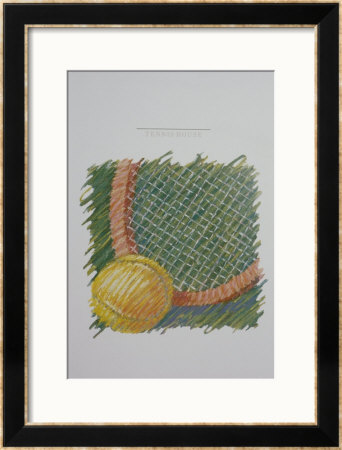 Tennis Racquet by Patti Mollica Pricing Limited Edition Print image