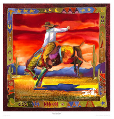 Desert Rein Dance by Nancy Dunlop Cawdrey Pricing Limited Edition Print image