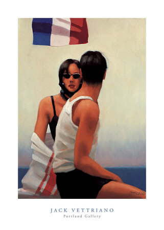 Riviera Retro by Jack Vettriano Pricing Limited Edition Print image