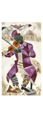 Chagall: Violinist, 1923 by Marc Chagall Pricing Limited Edition Print image