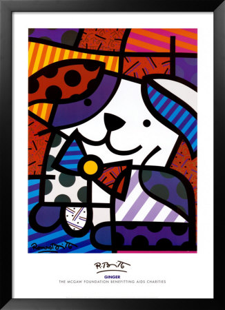 Ginger by Romero Britto Pricing Limited Edition Print image