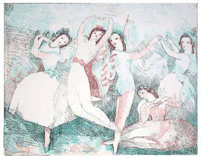 Jeunes Danseuses by Marie Laurencin Pricing Limited Edition Print image