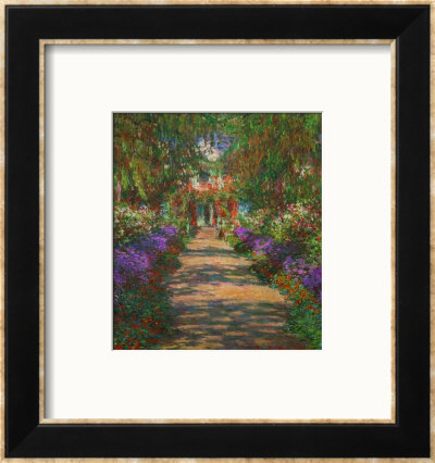 The Artist's Garden At Giverny, 1902 by Claude Monet Pricing Limited Edition Print image