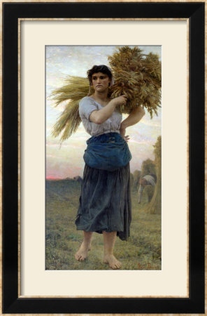 The Gleaner, 1877 by Jules Breton Pricing Limited Edition Print image