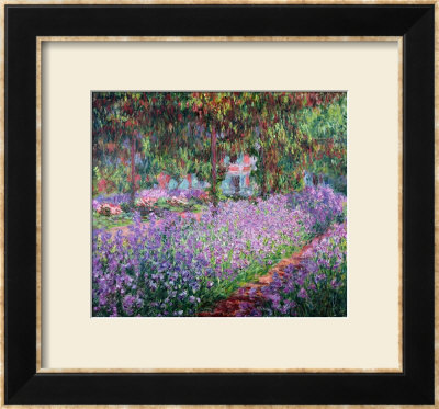 The Artist's Garden At Giverny, 1900 by Claude Monet Pricing Limited Edition Print image