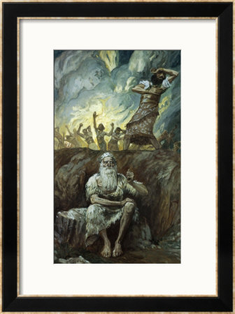 Elijah Bringeth Fire From Heaven by James Tissot Pricing Limited Edition Print image