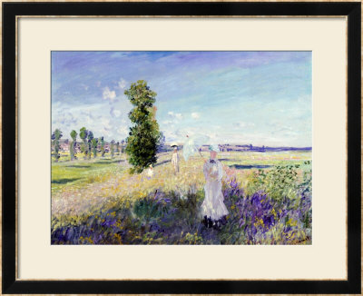 La Promenade (Argenteuil), 1875 by Claude Monet Pricing Limited Edition Print image