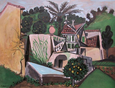 La Villa Au Palmier by Pablo Picasso Pricing Limited Edition Print image