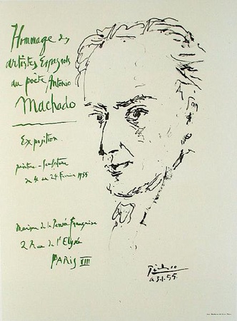 Af 1955 - Hommage A Machado by Pablo Picasso Pricing Limited Edition Print image
