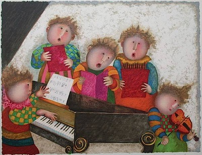 Les Enfants Musiciens by Graciela Rodo Boulanger Pricing Limited Edition Print image