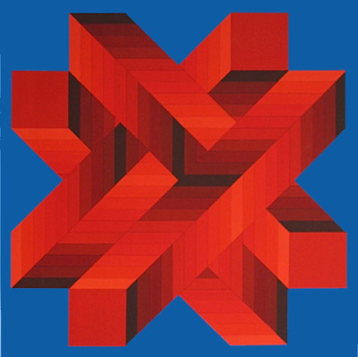 Pelda-B by Victor Vasarely Pricing Limited Edition Print image