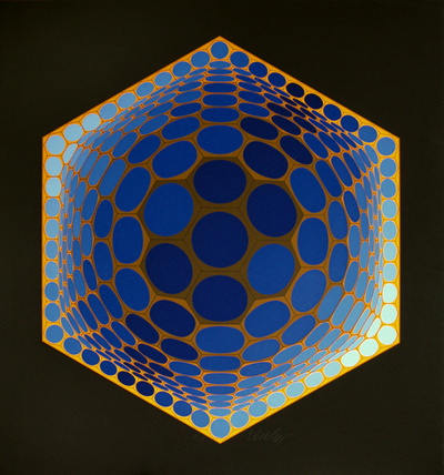 Composition Alvéolaire by Victor Vasarely Pricing Limited Edition Print image