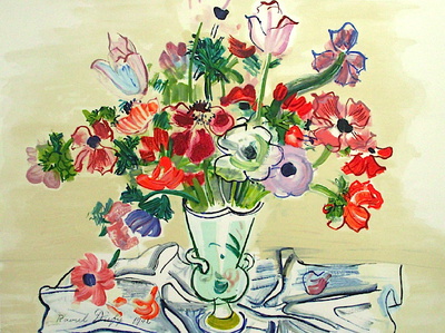 Bouquet De Fleurs by Raoul Dufy Pricing Limited Edition Print image