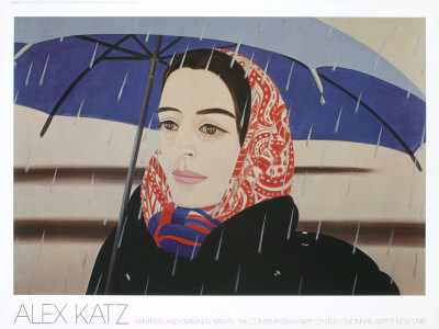 Blue Umbrella #2 by Alex Katz Pricing Limited Edition Print image