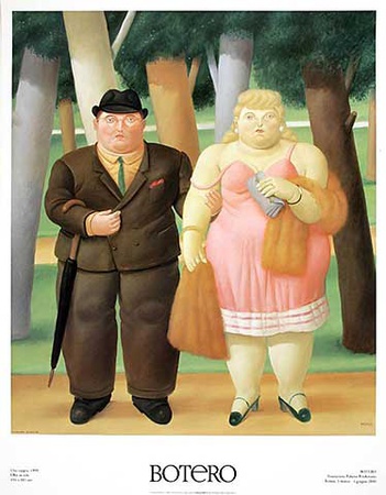 Una Coppia by Fernando Botero Pricing Limited Edition Print image