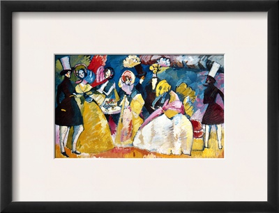 Kandinsky: Crinoline, 1909 by Wassily Kandinsky Pricing Limited Edition Print image