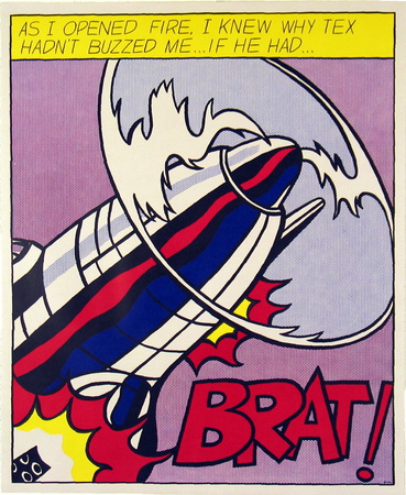 As I Opened Fire (Panel 1 Of 3) by Roy Lichtenstein Pricing Limited Edition Print image