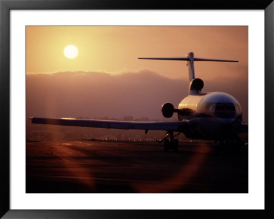 Silhouette Of Airplane by David Harrison Pricing Limited Edition Print image