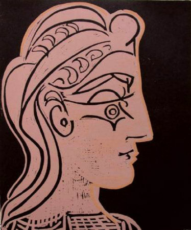 Lc - Tête De Femme De Profil by Pablo Picasso Pricing Limited Edition Print image