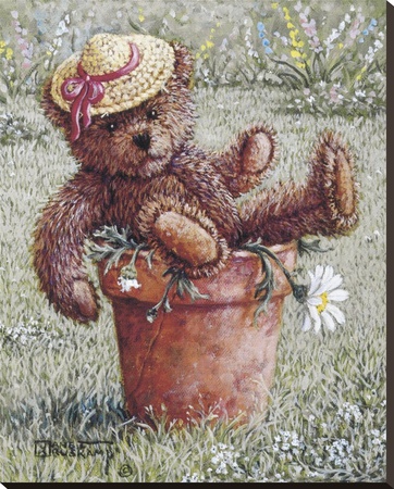 Bear With A Hat by Janet Kruskamp Pricing Limited Edition Print image