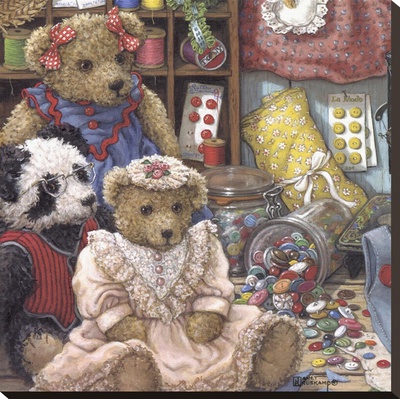 Buttons N' Bears by Janet Kruskamp Pricing Limited Edition Print image