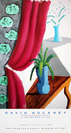 Still Life With Magenta Curtain by David Hockney Pricing Limited Edition Print image