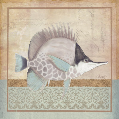 Vintage Fish I by Mary Beth Zeitz Pricing Limited Edition Print image