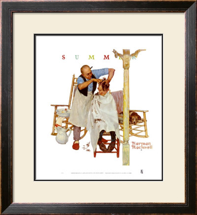 Shear Agony by Norman Rockwell Pricing Limited Edition Print image