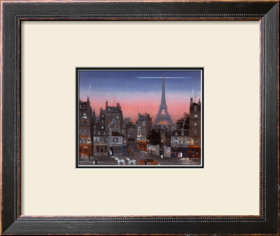 Tour Eiffel Au Crepuscule, Paris, France by Michel Delacroix Pricing Limited Edition Print image
