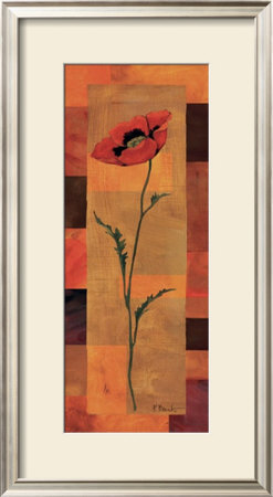 Goa Poppy Panel Ii by Paul Brent Pricing Limited Edition Print image
