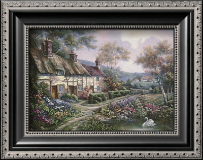 Welford Country Cottage by Carl Valente Pricing Limited Edition Print image