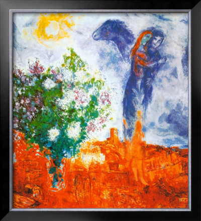 Couple Au Dessus De St Paul by Marc Chagall Pricing Limited Edition Print image