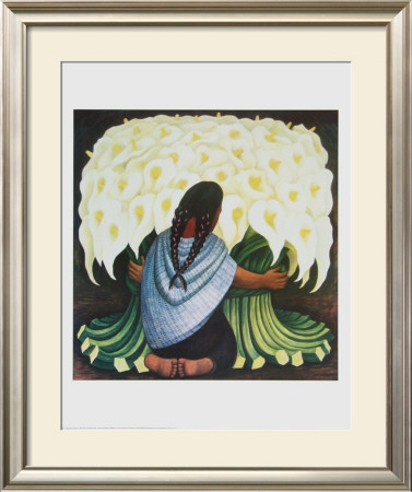 The Flower Seller by Diego Rivera Pricing Limited Edition Print image