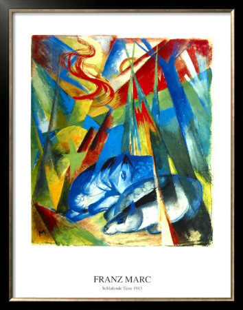 Resting Horses by Franz Marc Pricing Limited Edition Print image