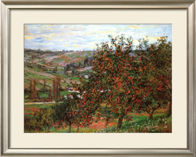 Apple Trees In Bloom At Vetheuil, C.1887 by Claude Monet Pricing Limited Edition Print image