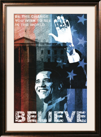 Obama: Believe by Keith Mallett Pricing Limited Edition Print image