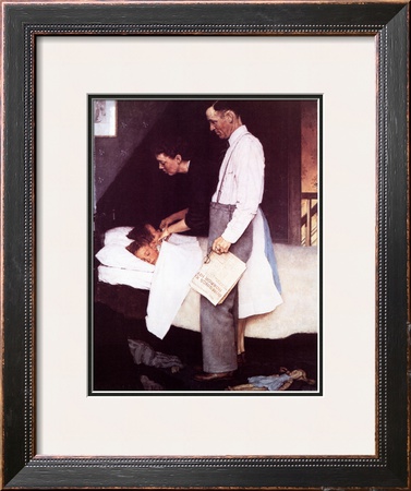 Freedom From Fear, March 13,1943 by Norman Rockwell Pricing Limited Edition Print image