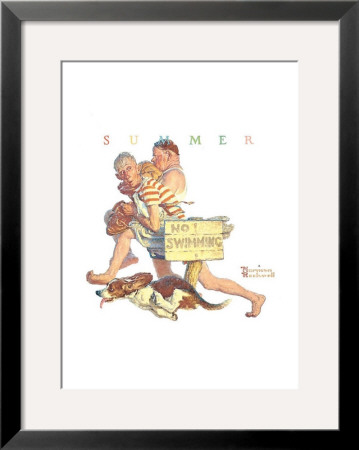 Hasty Retreat by Norman Rockwell Pricing Limited Edition Print image